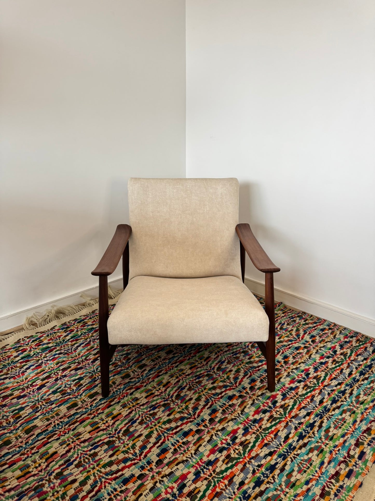 Scandinavian Teak Lounge Chair – Mid-Century Modern