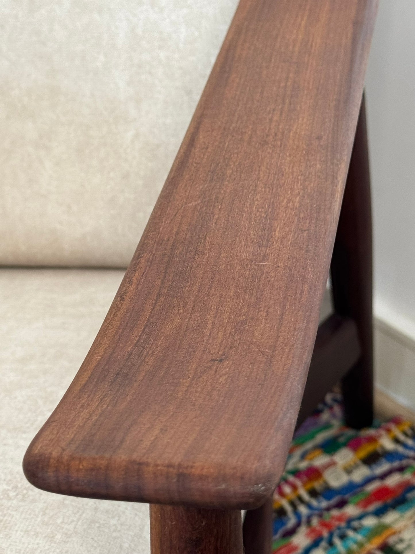 Scandinavian Teak Lounge Chair – Mid-Century Modern