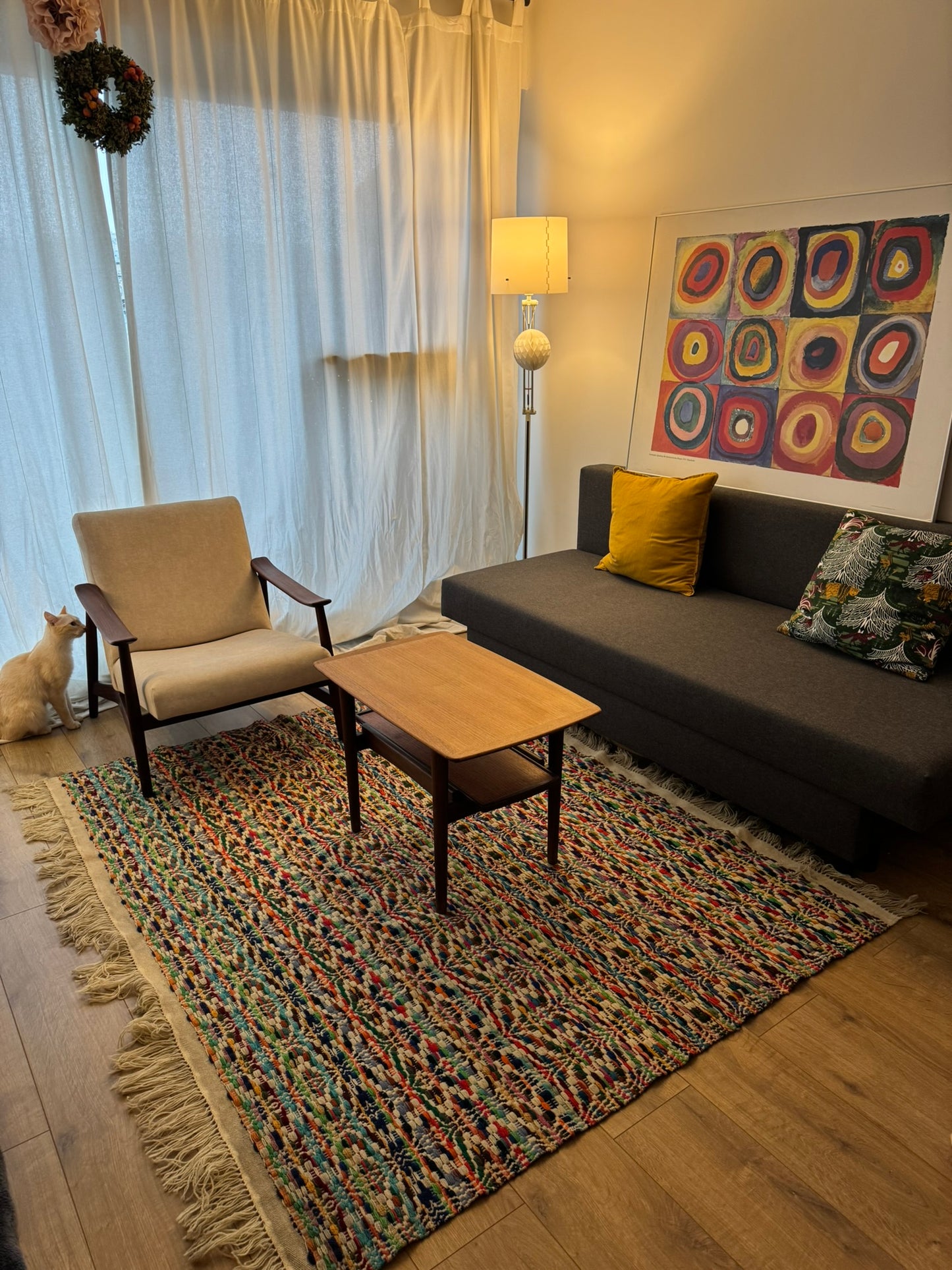 Scandinavian Teak Lounge Chair – Mid-Century Modern