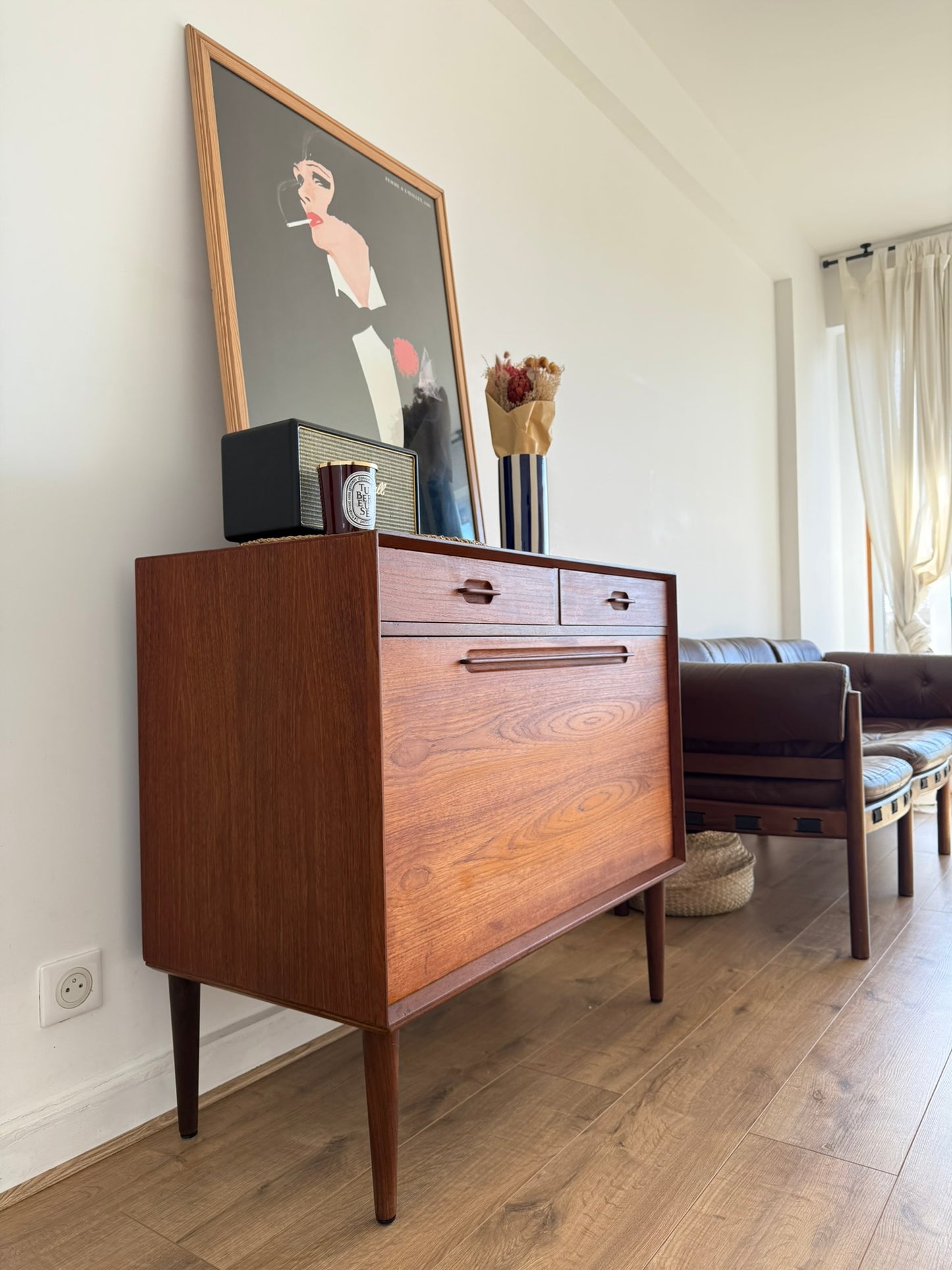 Bar Cabinet by Ejvind A. Johansson for Ivan Gern Møbelfabrik – Teak, Scandinavian Modern, 1960s