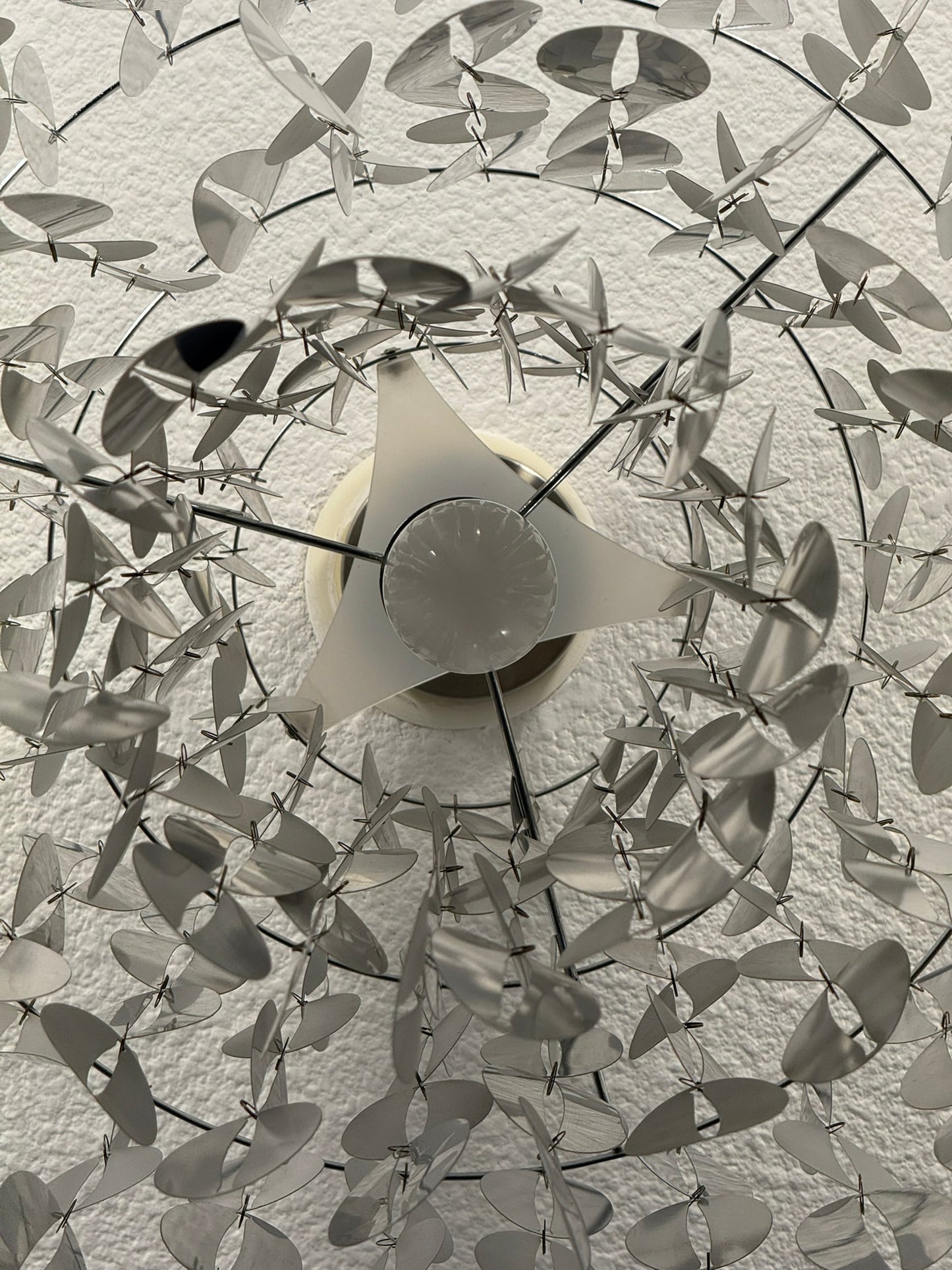 Space Age Chandelier with Cascading Plastic Discs – Mid-Century Modern