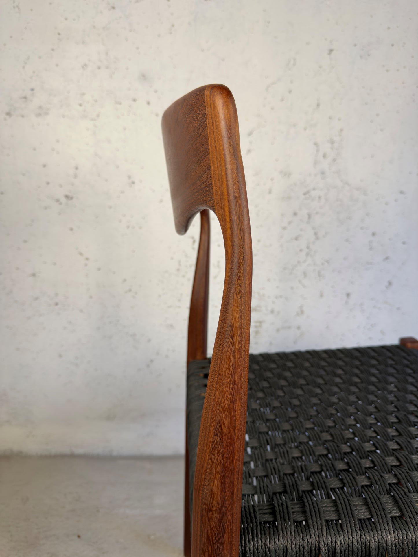 Dining Chair by Niels Otto Møller – Teak & Black Danish Cord, Denmark, 1960s