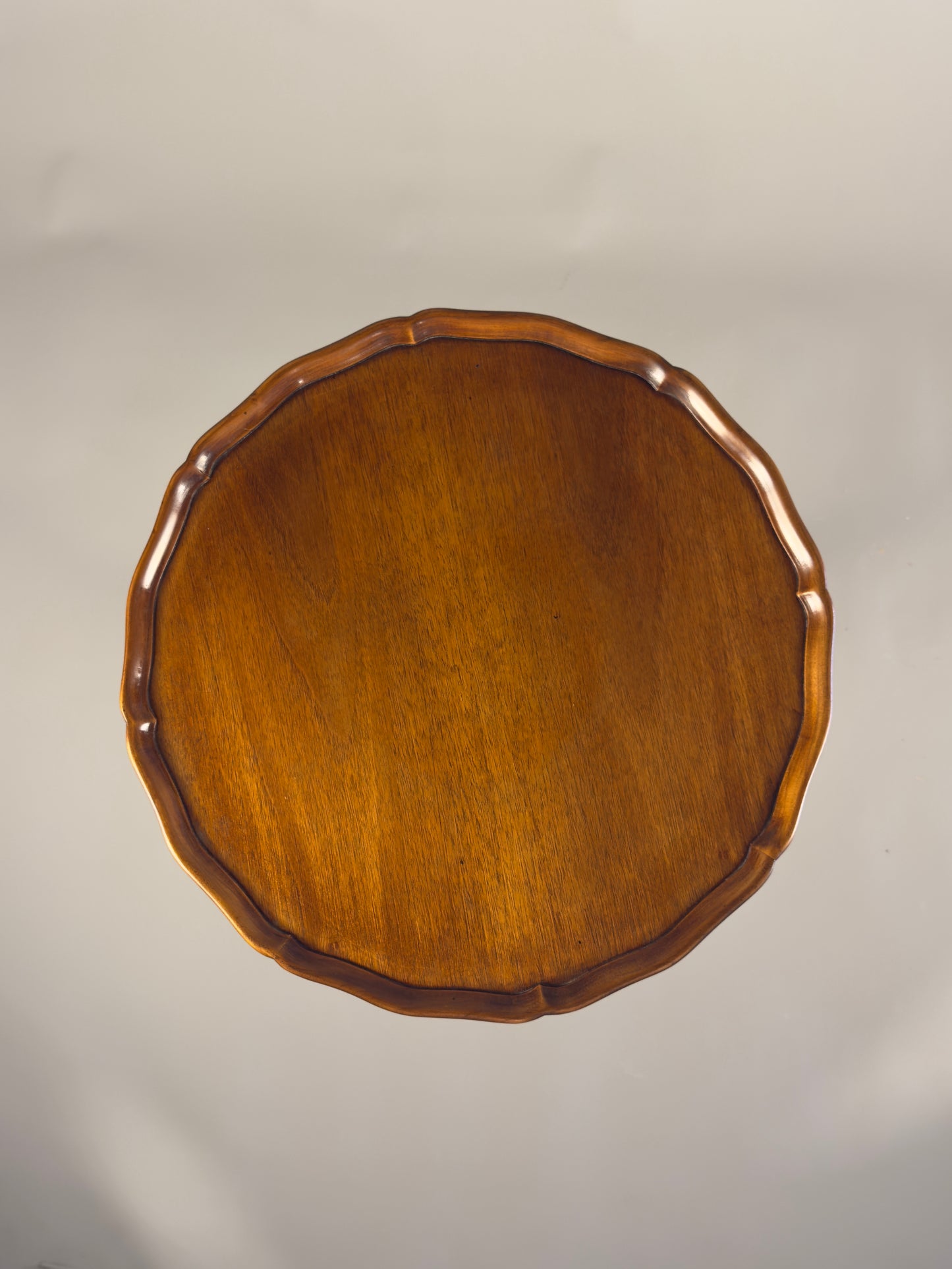 Vintage pedestal side table