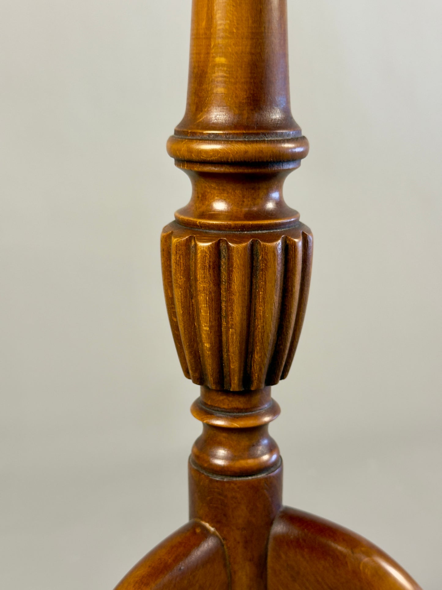 Vintage pedestal side table