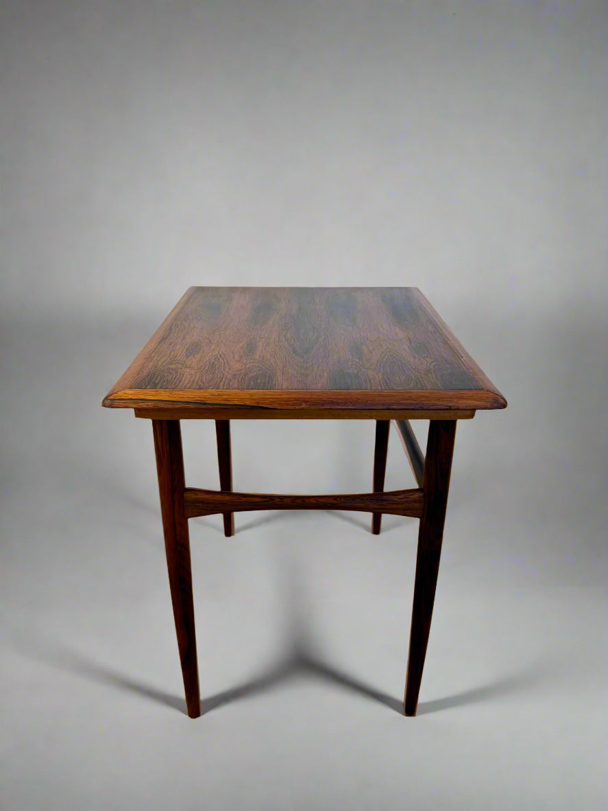 Scandinavian Rosewood Side Table – Denmark, 1960s–70s