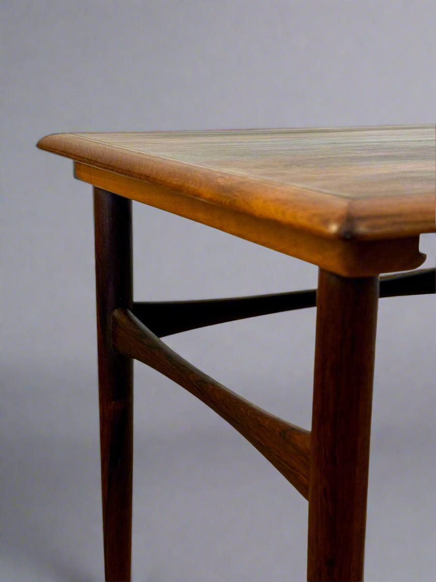 Scandinavian Rosewood Side Table – Denmark, 1960s–70s