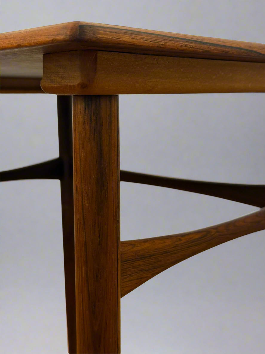 Scandinavian Rosewood Side Table – Denmark, 1960s–70s
