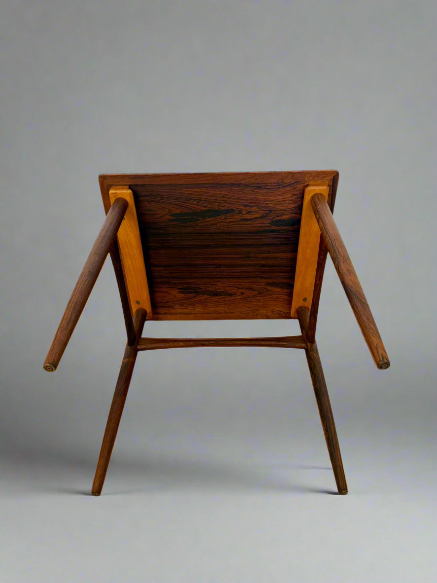 Scandinavian Rosewood Side Table – Denmark, 1960s–70s