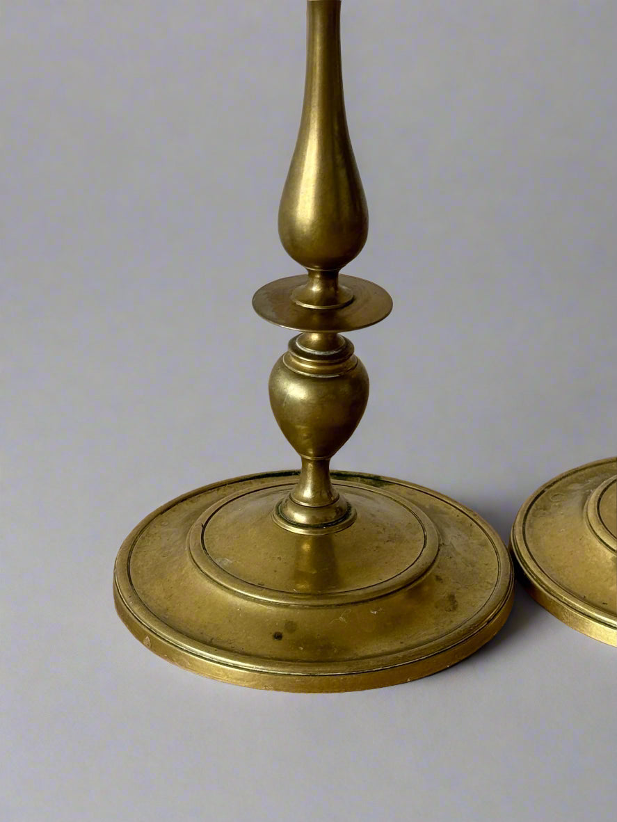 Pair of Vintage Brass Candlesticks