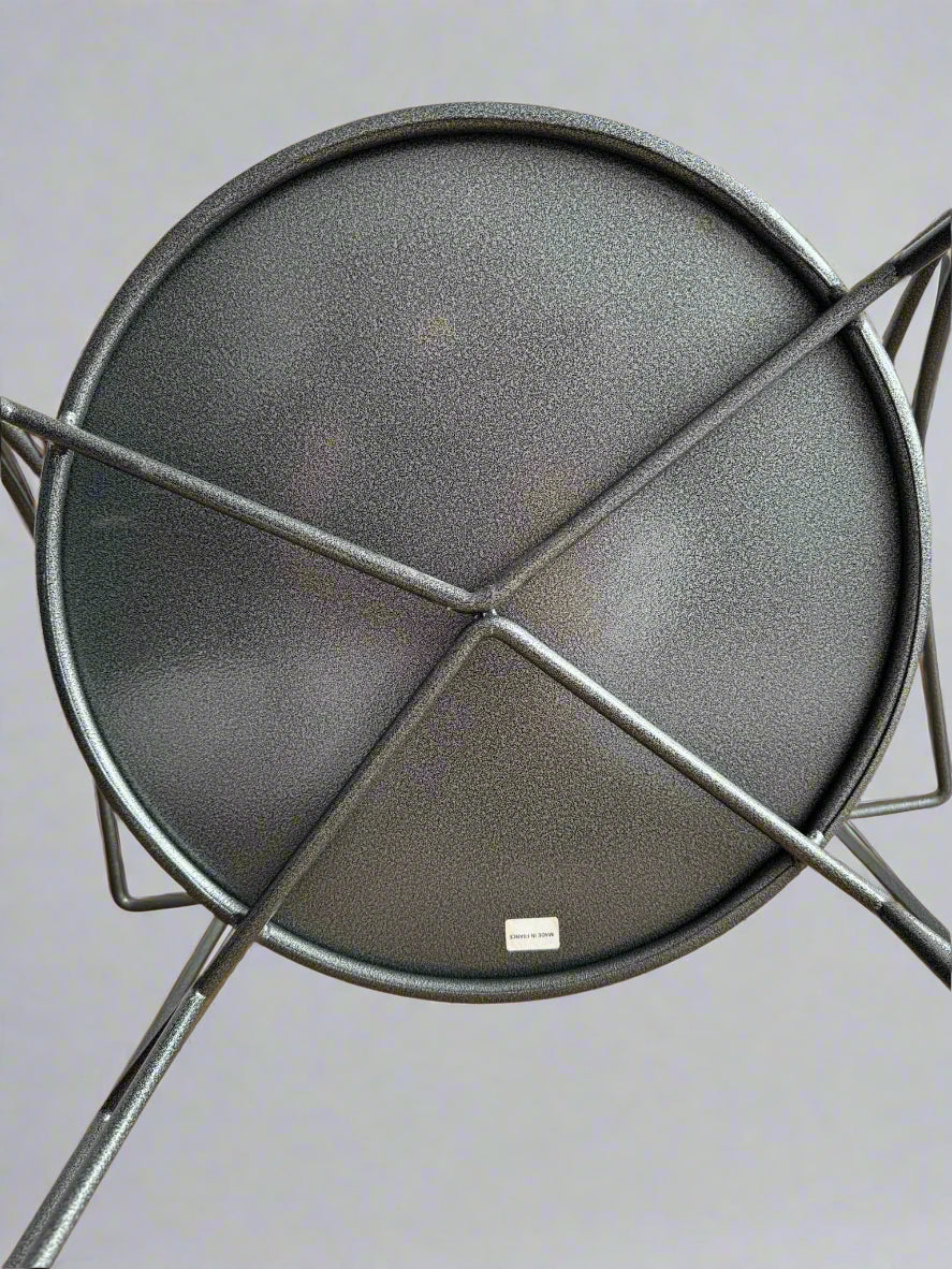 Lune d’Argent Armchair by Pascal Mourgue for Fermob – Gray Lacquered Metal