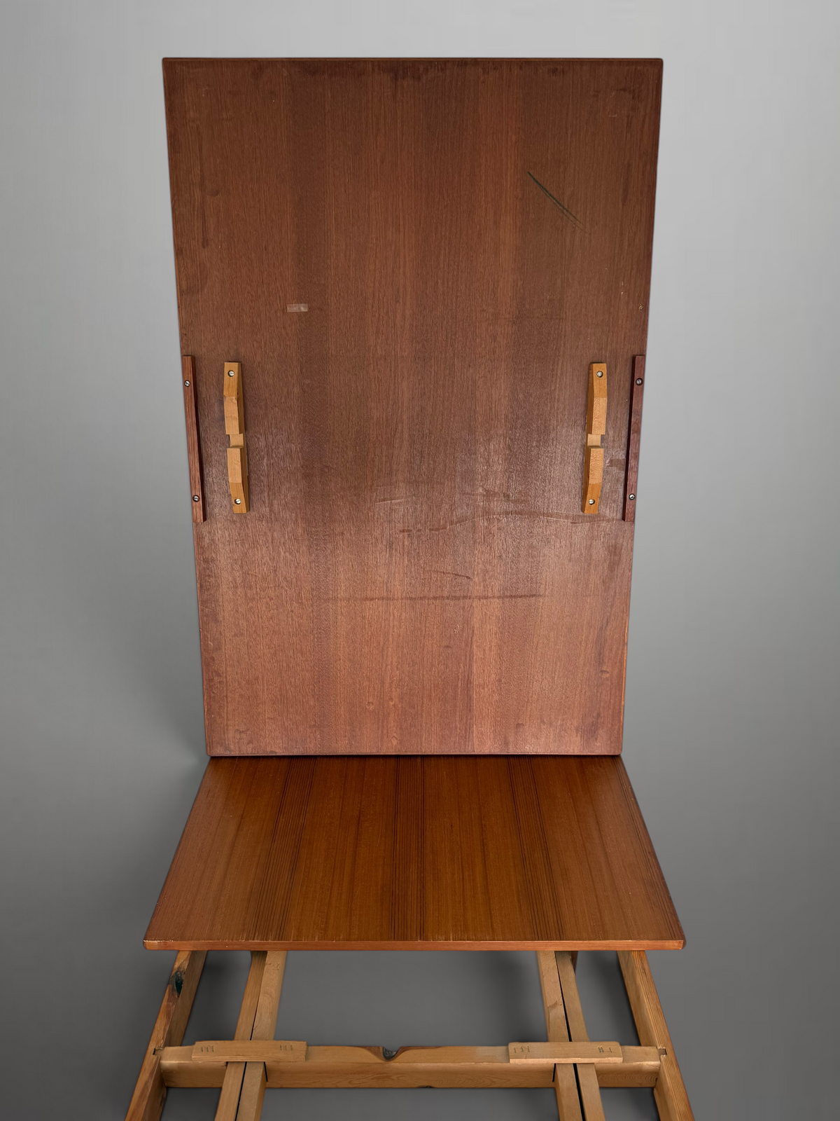 Scandinavian mid-century extendable teak dining table