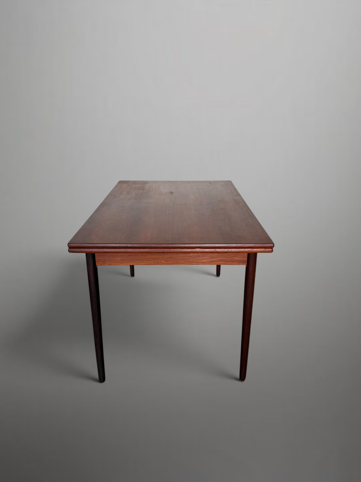 Scandinavian mid-century extendable teak dining table