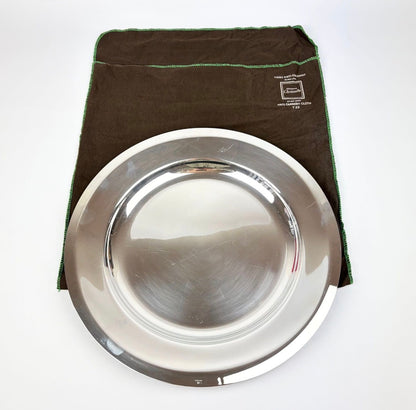 Large Christofle Chrisotel silver-plated serving dish, France