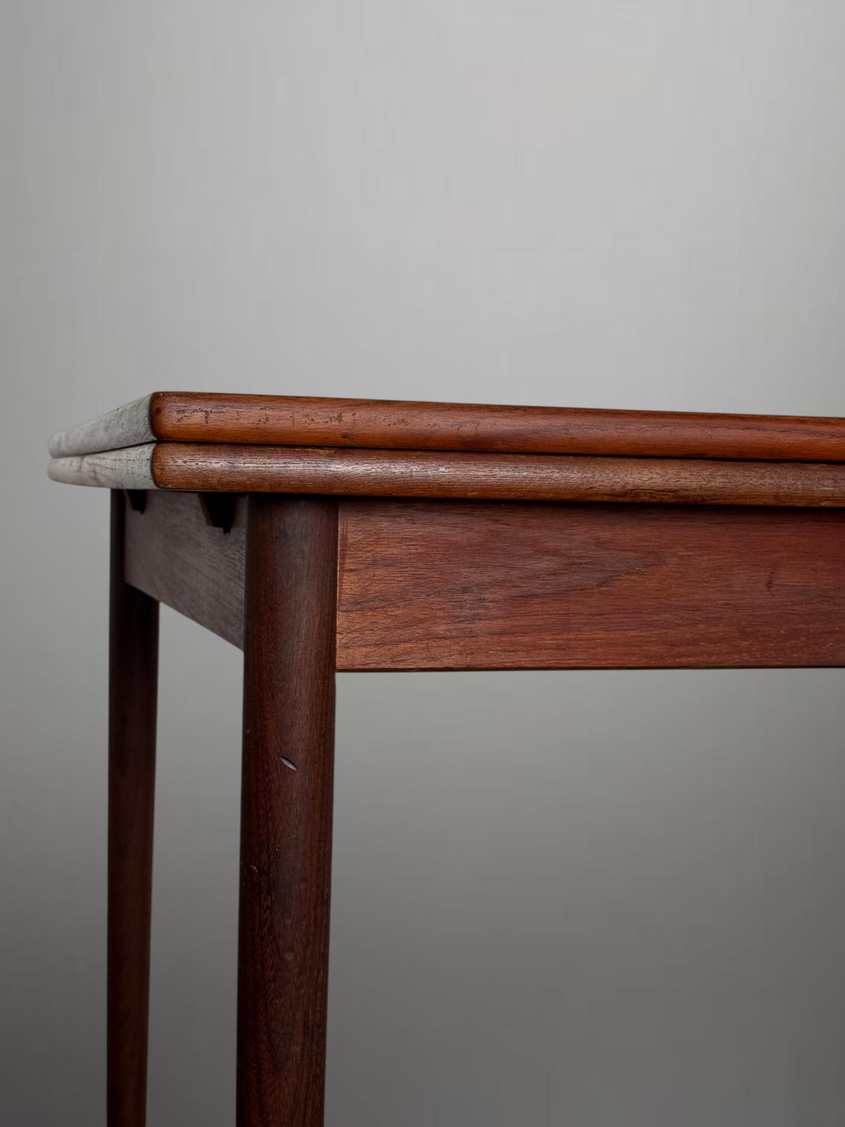 Scandinavian mid-century extendable teak dining table