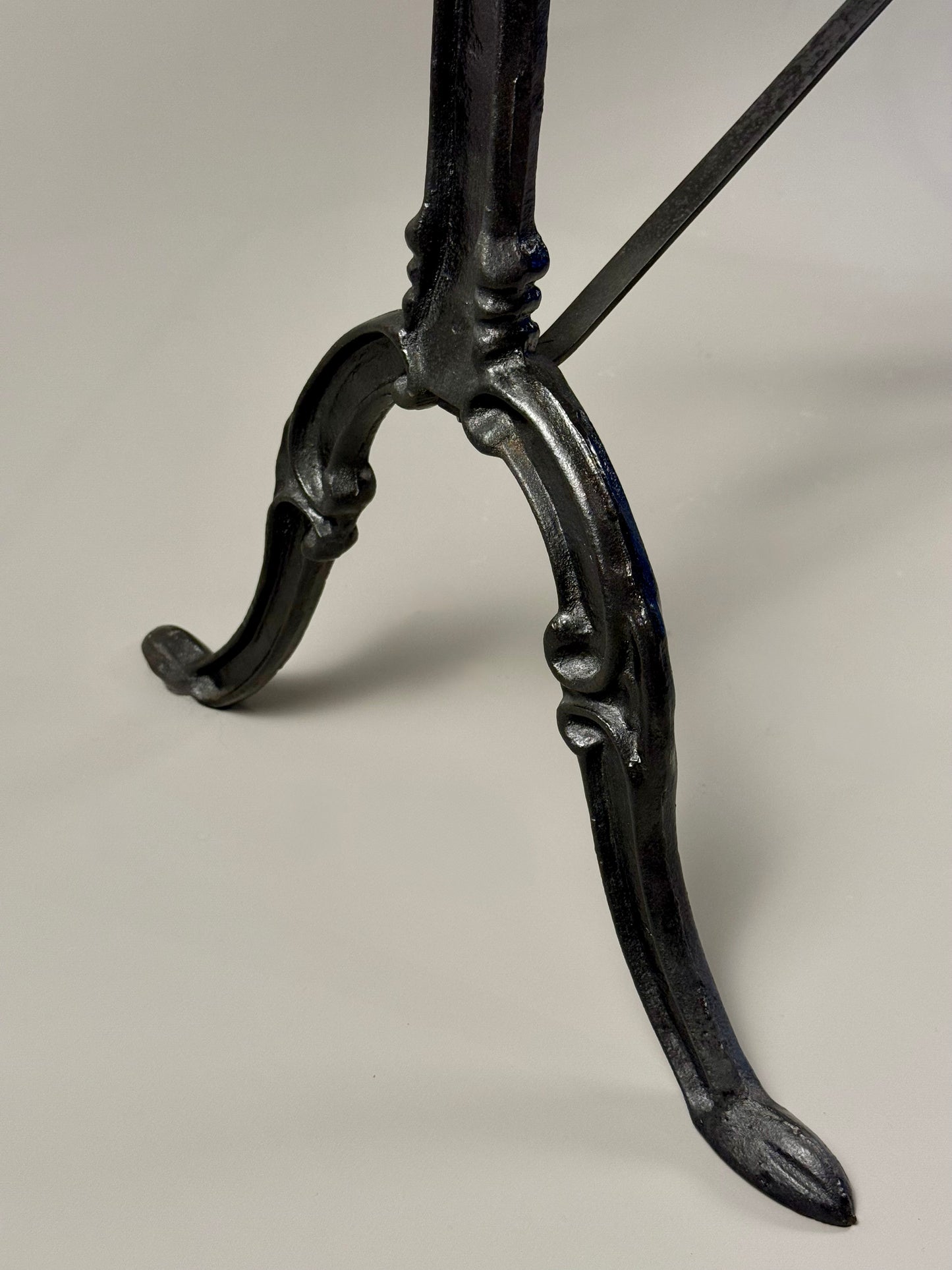 Bistro table with marble top