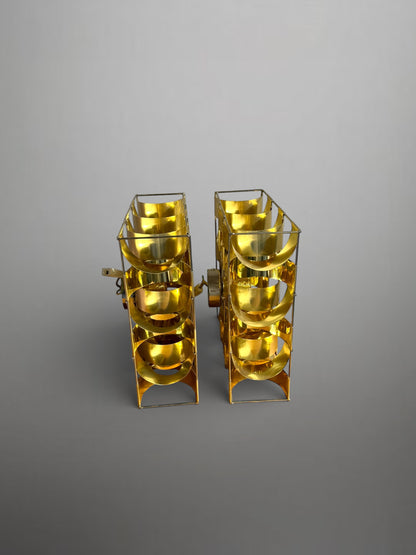 Pair of Atlas wall lights by Max Sauze, France