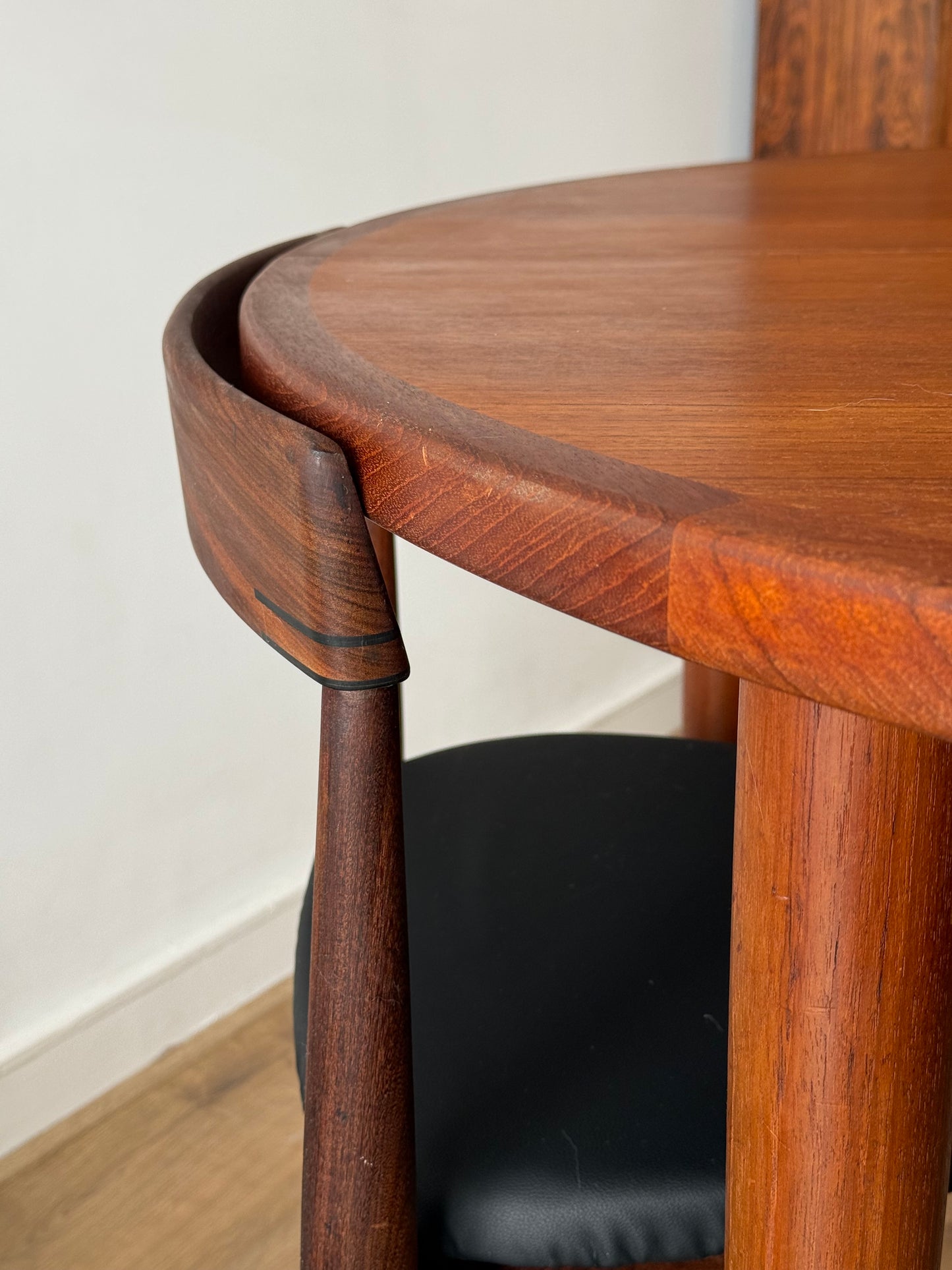 Set of 4 Scandinavian dining chairs by Hans Olsen for Frem Røjle, Denmark, 1960s