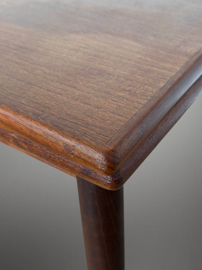 Scandinavian mid-century extendable teak dining table