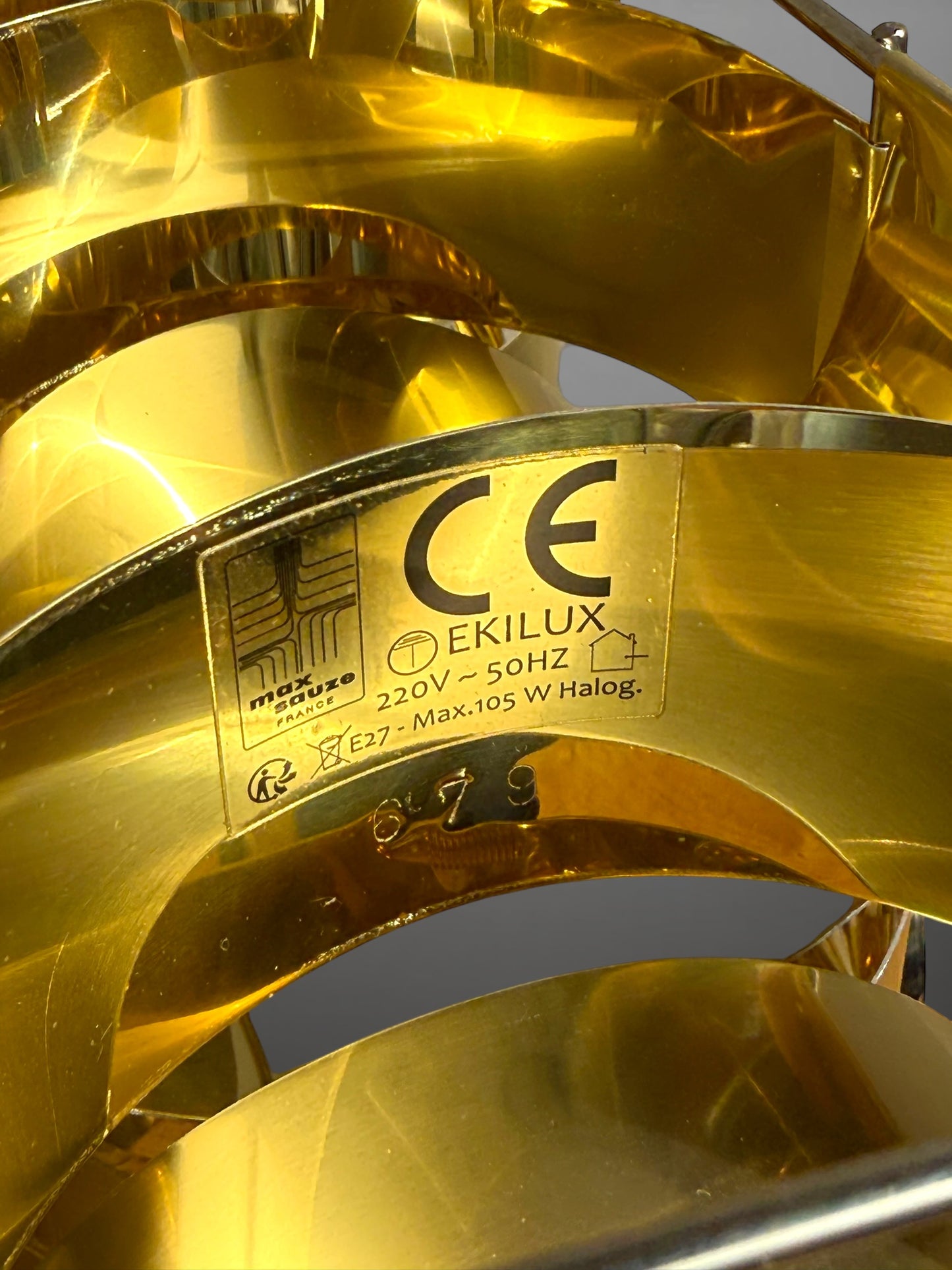 Pair of Atlas wall lights by Max Sauze, France