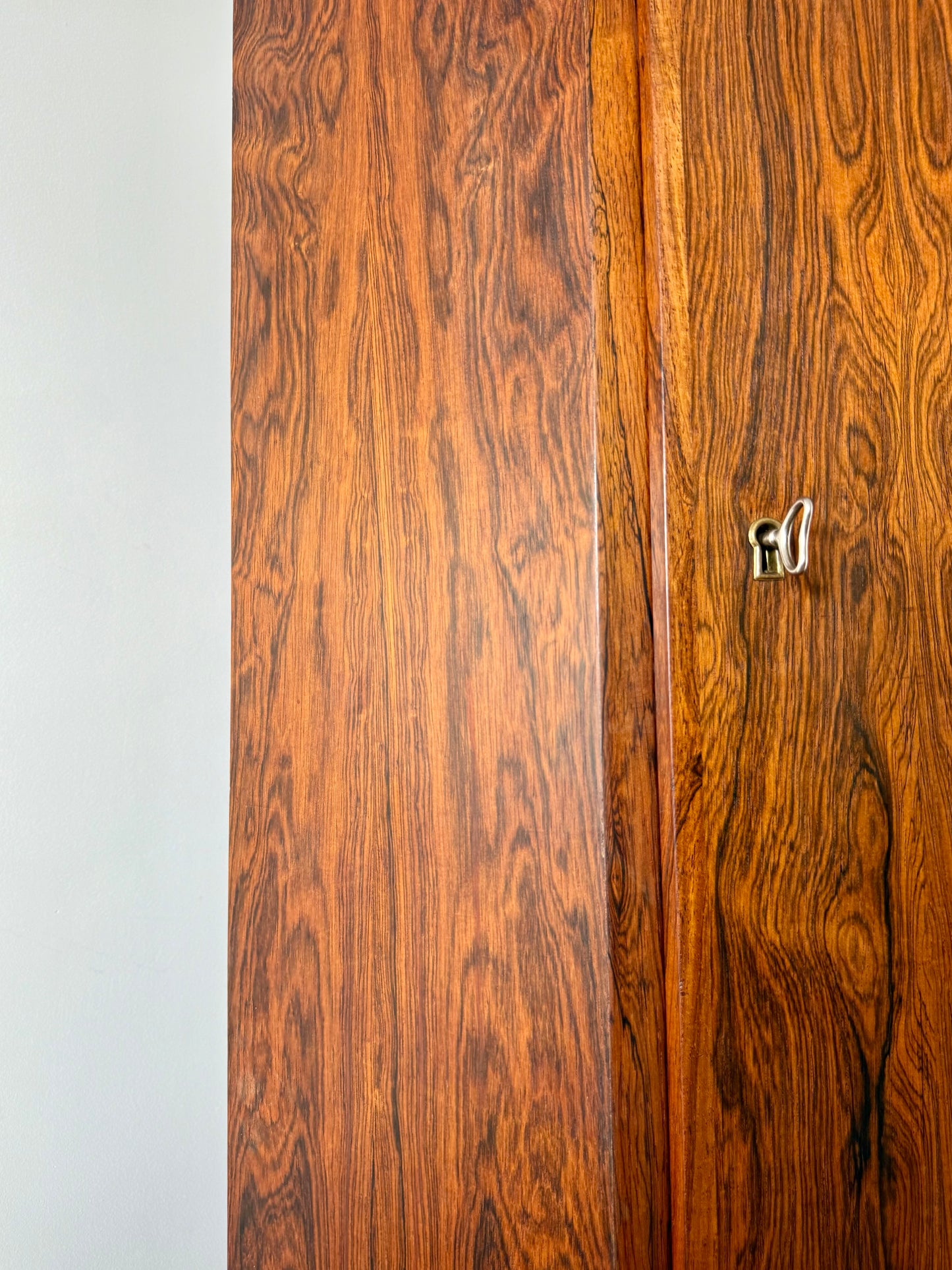 Scandinavian rosewood corner cabinet, Denmark, 1960s