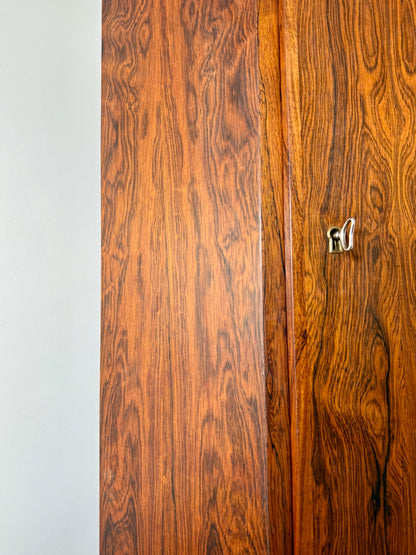 Scandinavian rosewood corner cabinet, Denmark, 1960s