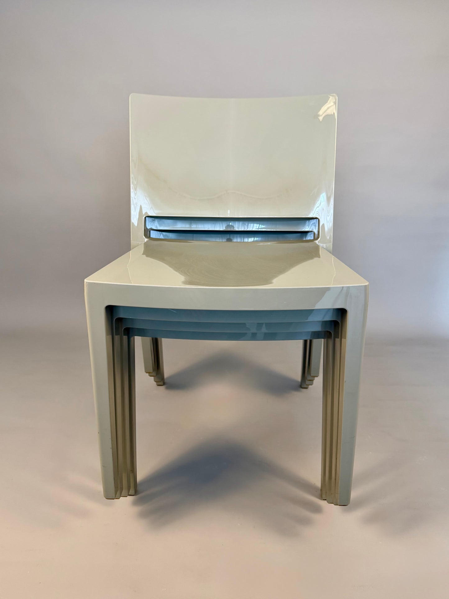 Set of 4 Lizz chairs by Piero Lissoni for Kartell