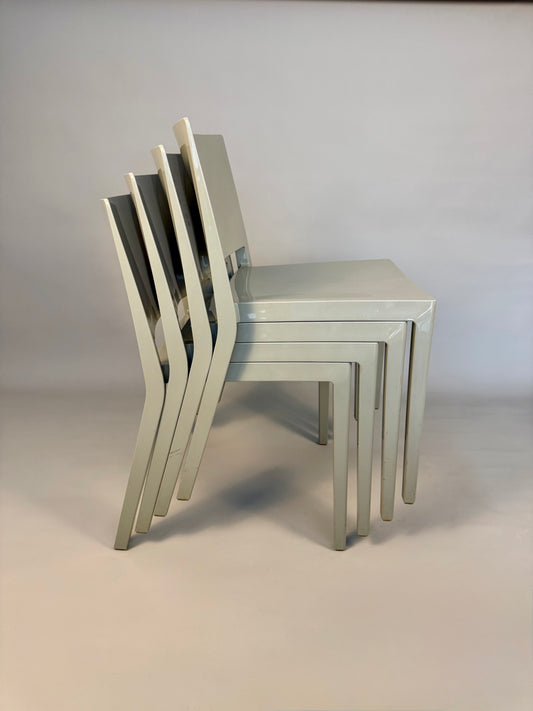 Set of 4 Lizz chairs by Piero Lissoni for Kartell