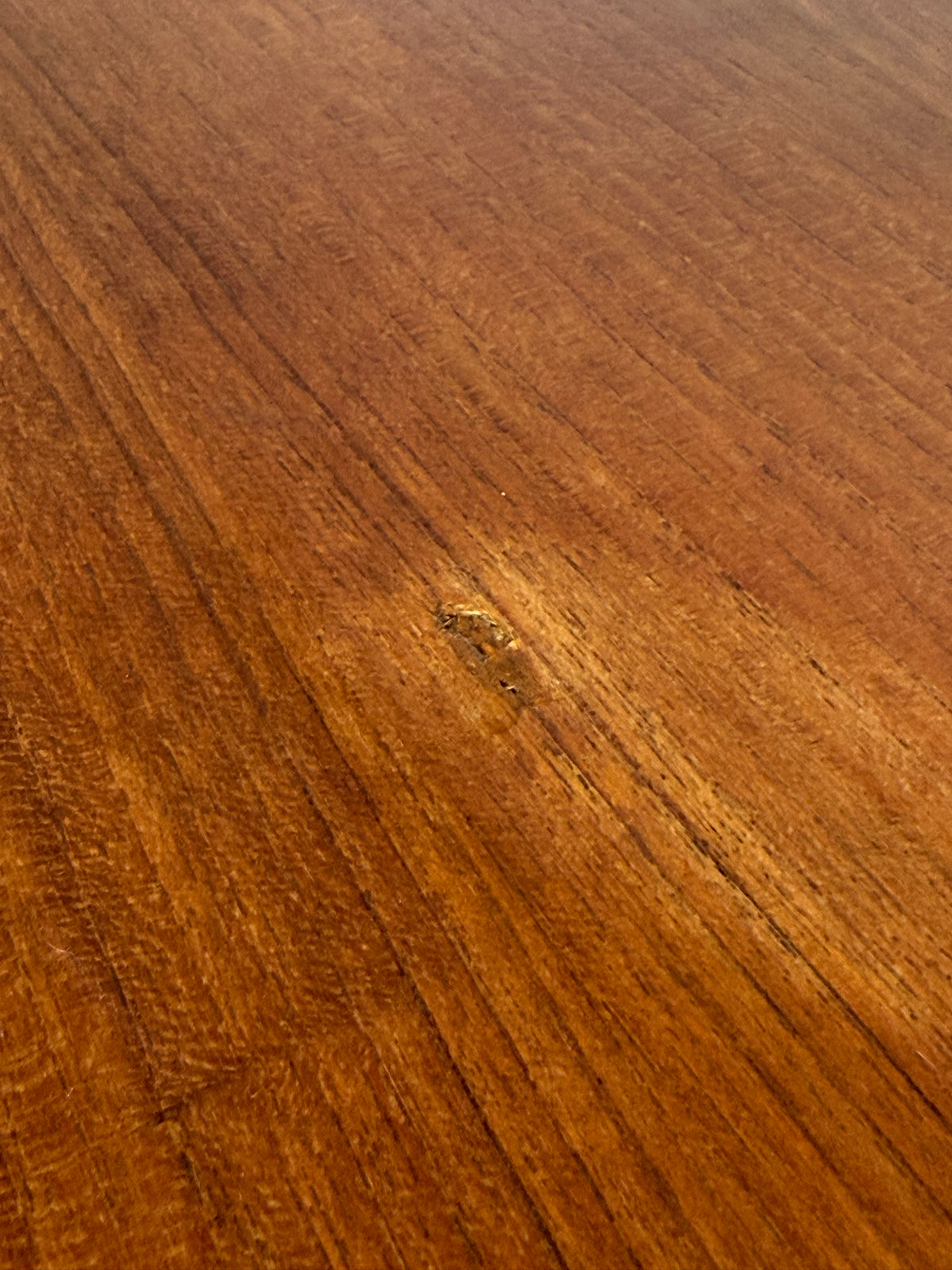 Scandinavian mid-century extendable teak dining table