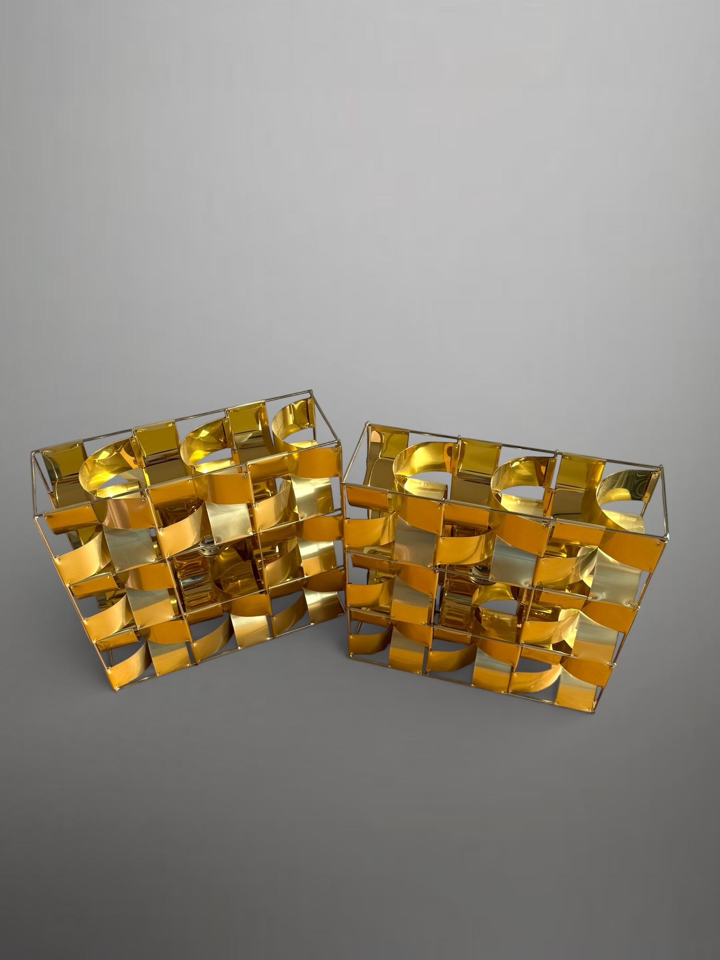 Pair of Atlas wall lights by Max Sauze, France