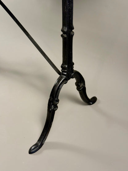 Bistro table with marble top