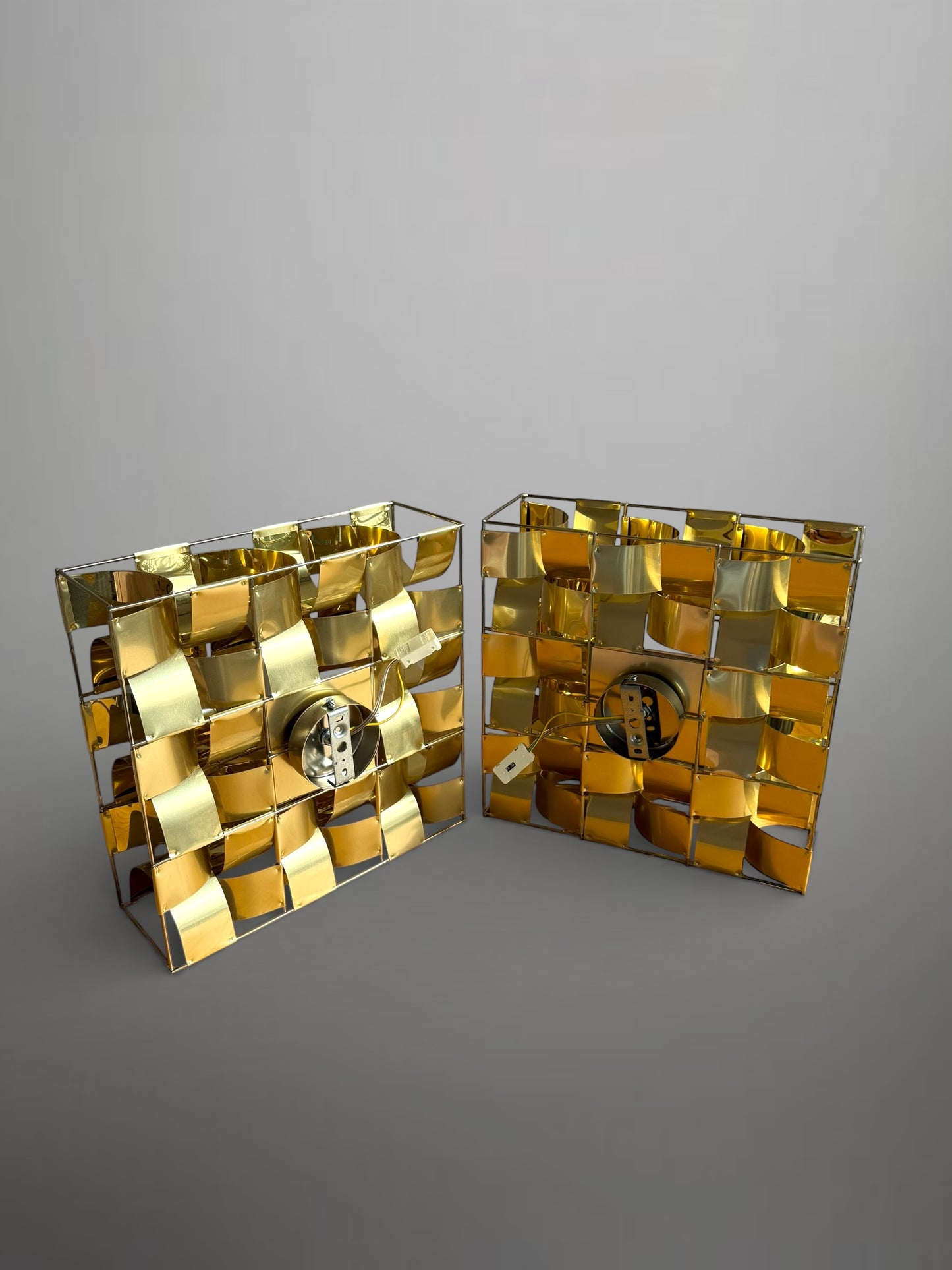 Pair of Atlas wall lights by Max Sauze, France