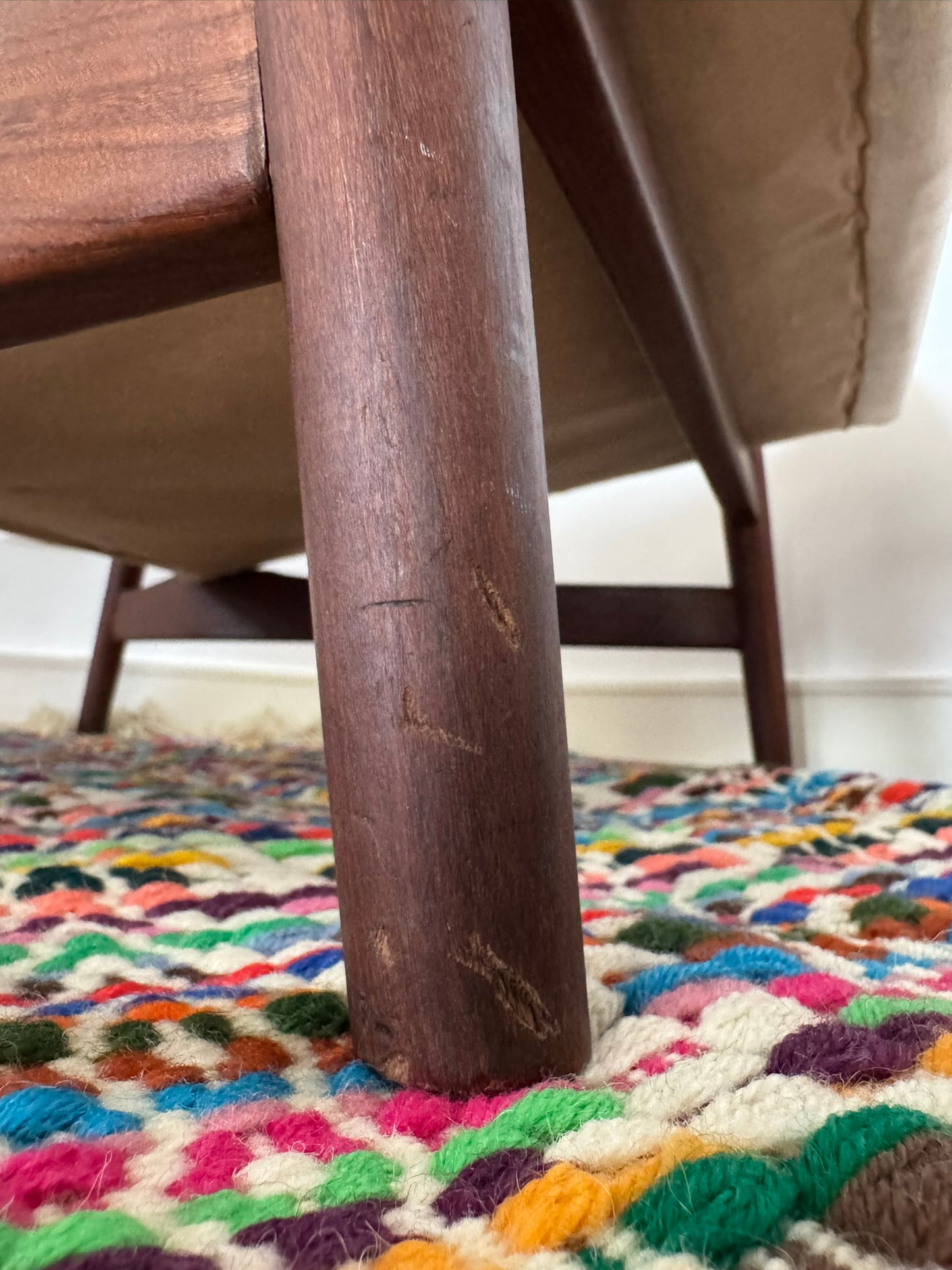 Scandinavian Teak Lounge Chair – Mid-Century Modern