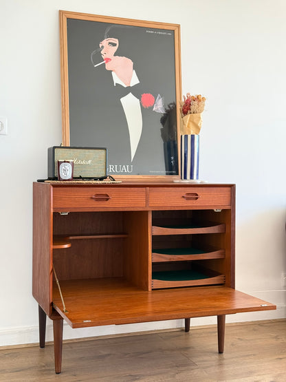 Bar Cabinet by Ejvind A. Johansson for Ivan Gern Møbelfabrik – Teak, Scandinavian Modern, 1960s