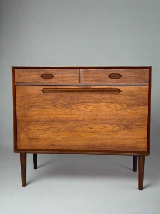 Bar Cabinet by Ejvind A. Johansson for Ivan Gern Møbelfabrik – Teak, Scandinavian Modern, 1960s