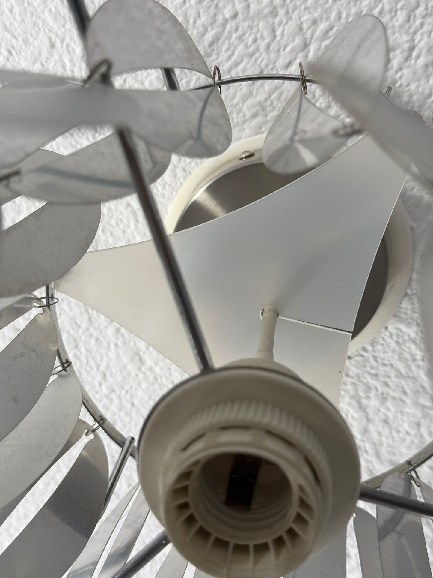 Space Age Chandelier with Cascading Plastic Discs – Mid-Century Modern