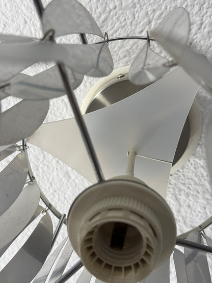 Space Age Chandelier with Cascading Plastic Discs – Mid-Century Modern