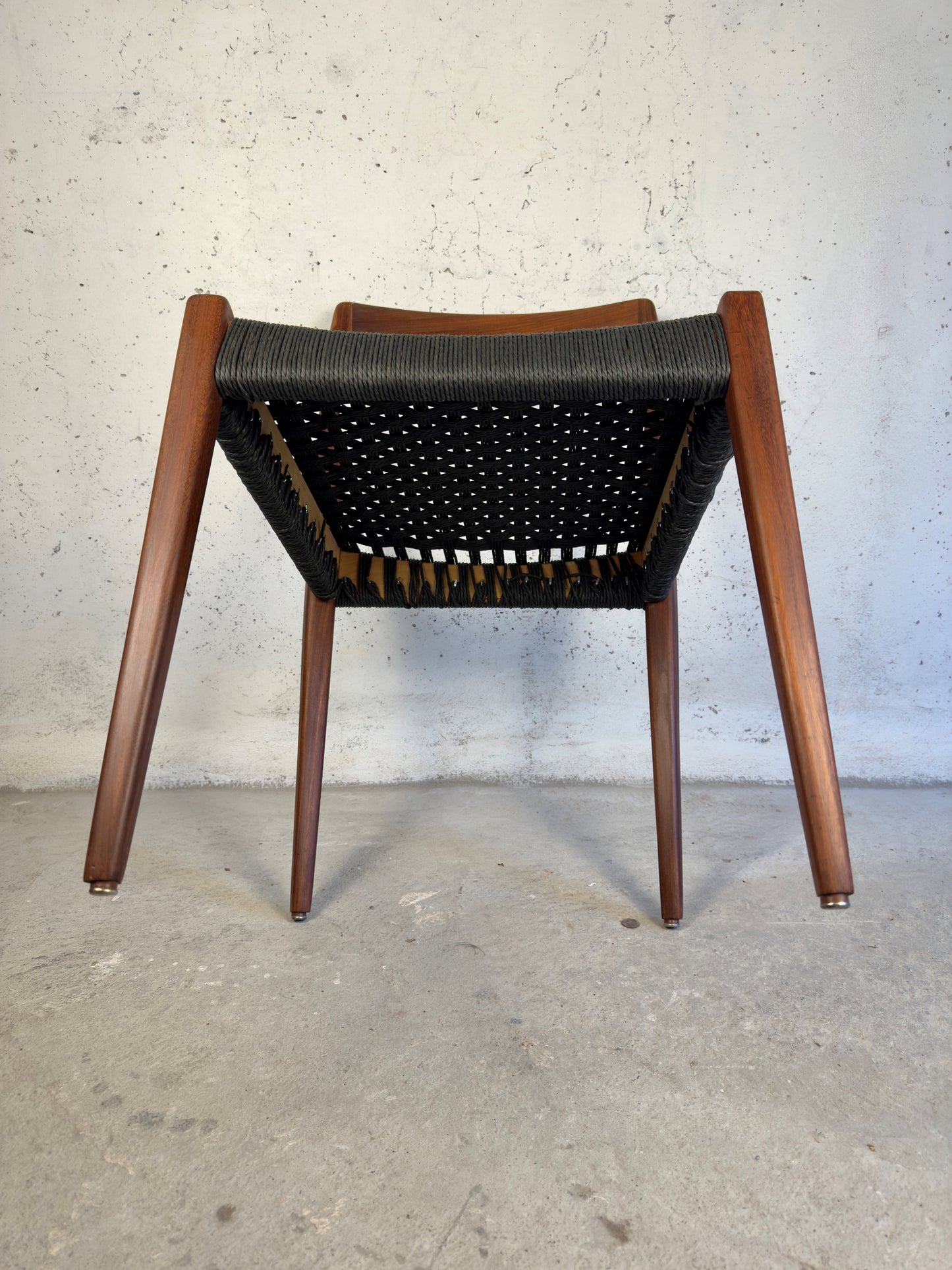 Dining Chair by Niels Otto Møller – Teak & Black Danish Cord, Denmark, 1960s