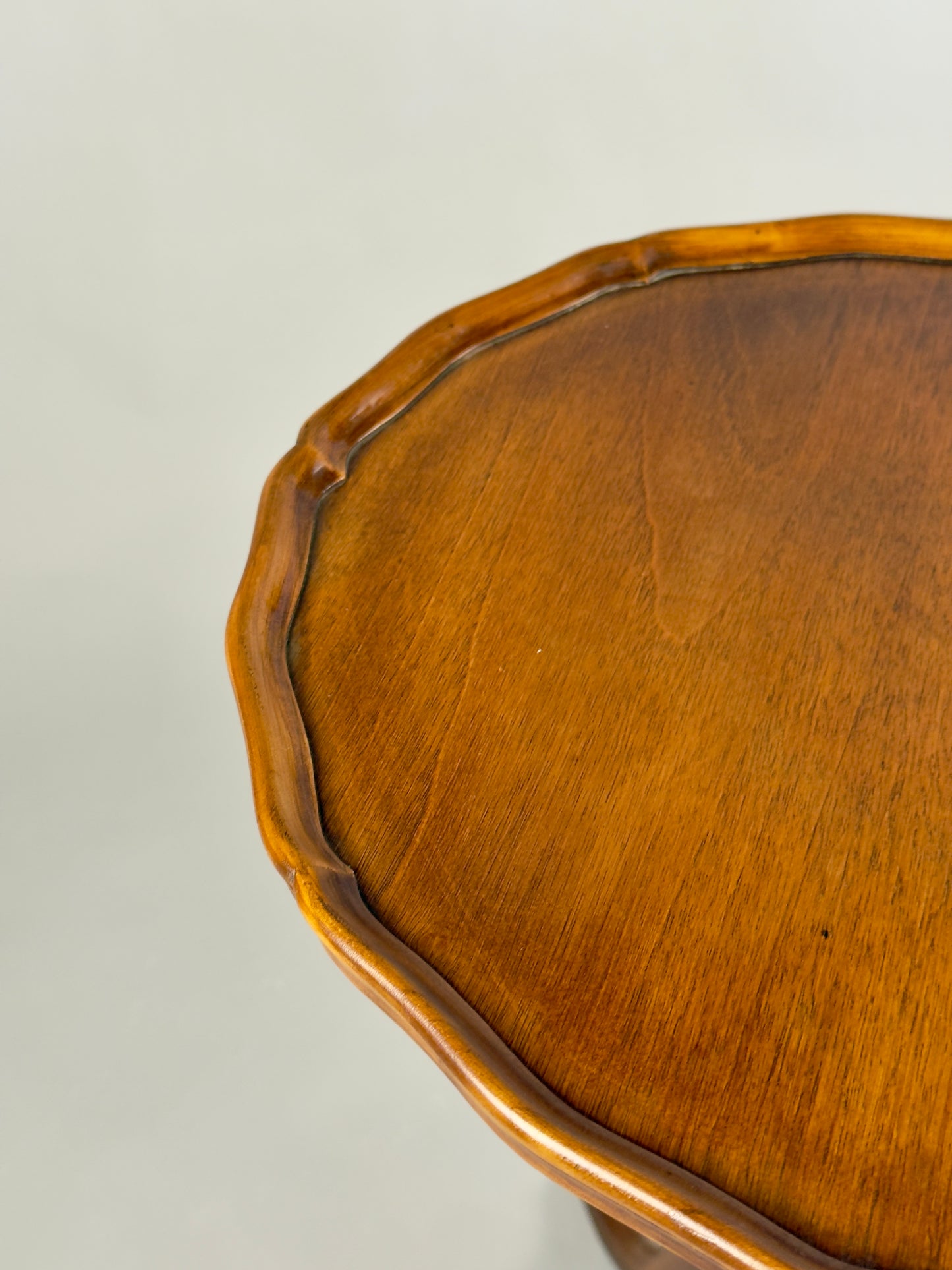 Vintage pedestal side table