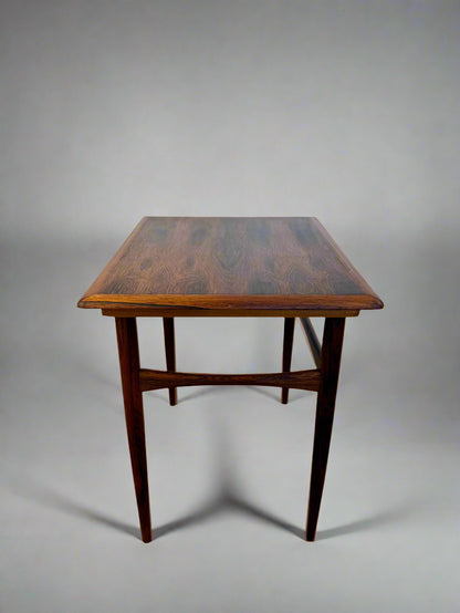 Scandinavian Rosewood Side Table – Denmark, 1960s–70s