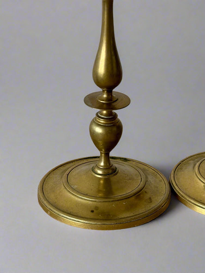 Pair of Vintage Brass Candlesticks