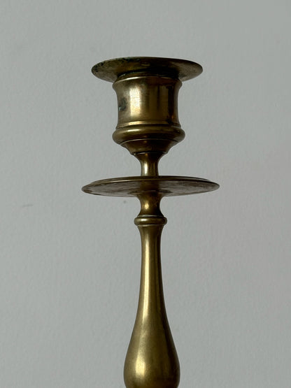 Pair of Vintage Brass Candlesticks