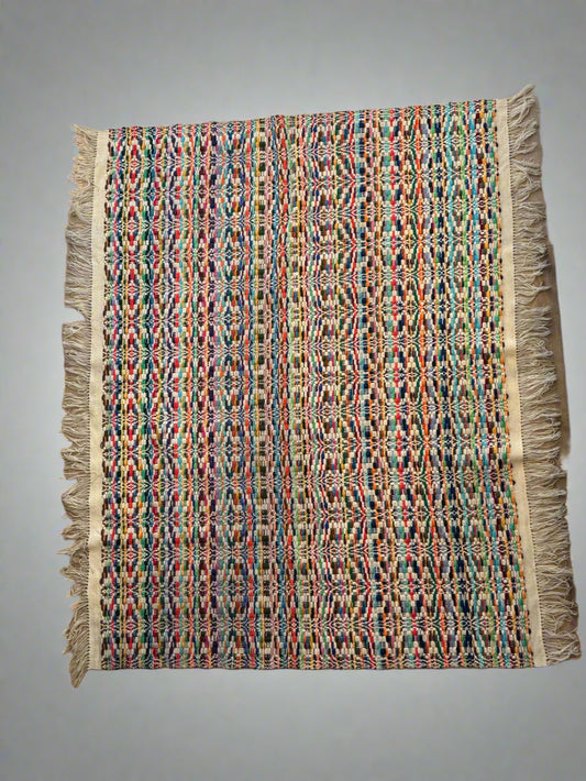 Vintage Wool Rug – Multicolour, Scandinavian Style, 1970s